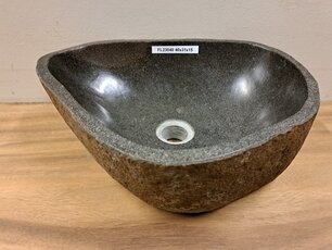 Waskom Natuursteen - 40x31x15cm - FL23040