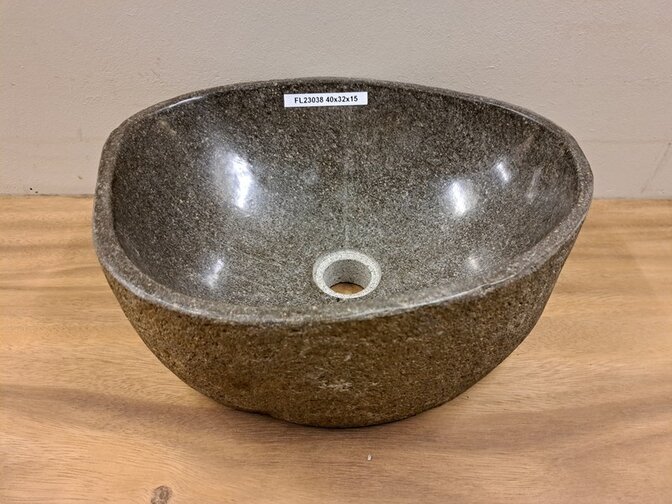 Waskom Natuursteen - 40x32x15cm - FL23038