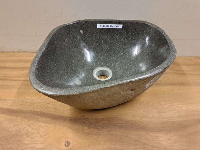 Waskom Natuursteen - 36x32x15cm - FL23034
