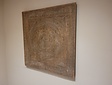 Wand decoratie met houtsnijwerk 120x120cm - SKA24137-07