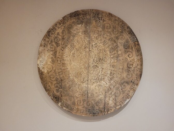 Decoratie wandpaneel rond 100cm  - OA24134-07
