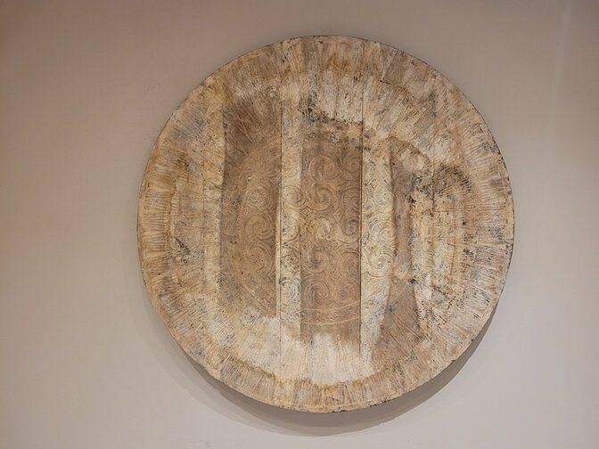 Decoratie wandpaneel rond 120cm  - OA24134-06