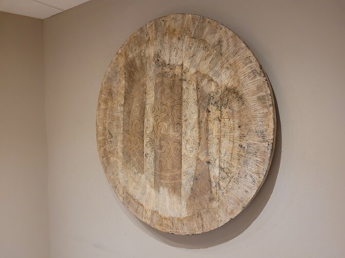 Decoratie wandpaneel rond 120cm  - OA24134-06