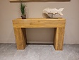 Gerecycled teak sidetable 120x32x80cm