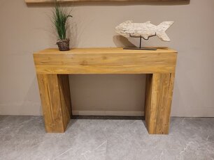 Gerecycled teak sidetable 120x32x80cm