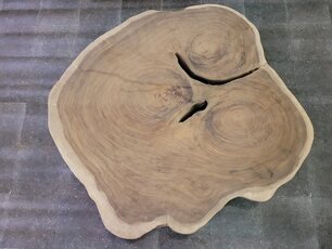 Boomstam tafelblad rond 170/170cm CA10-1224
