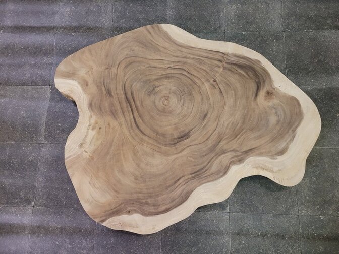Boomstam tafelblad rond 100/125cm CA94-1124
