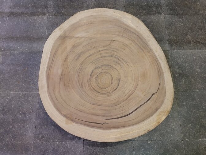 Boomstam tafelblad rond 85/90cm CA11-1124