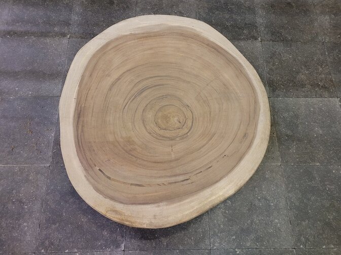 Boomstam tafelblad rond 85/90cm CA31-1124