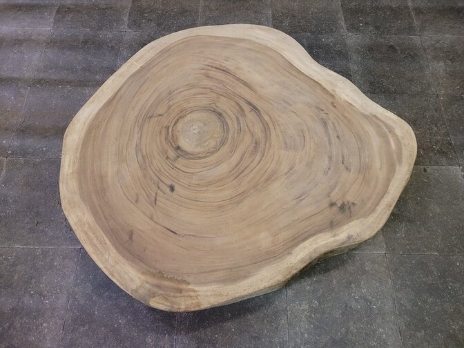 Boomstam tafelblad rond 110/110cm CA54-1124