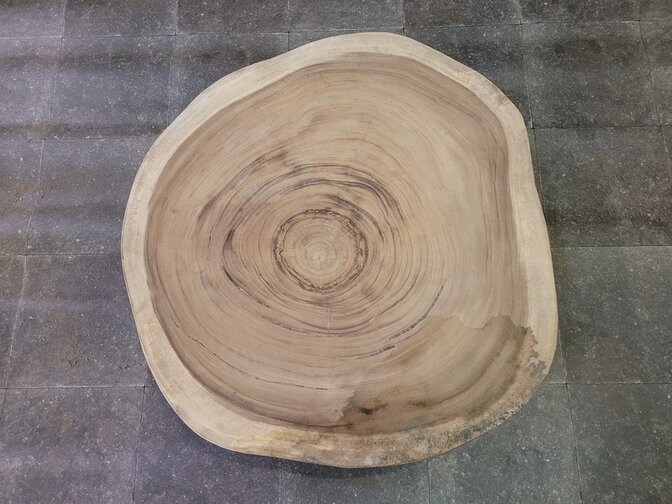 Boomstam tafelblad rond 100/100cm CA21-1124