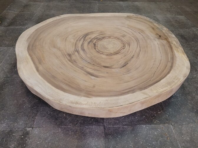 Boomstam tafelblad rond 100/100cm CA21-1124