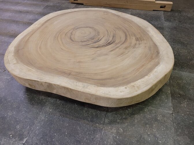 Boomstam tafelblad rond 90/100cm CA28-1124