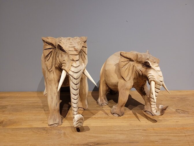 Staande olifant 40x20x30cm