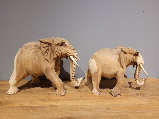 Staande olifant 40x20x30cm