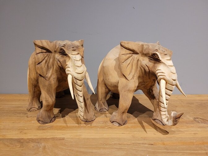 Staande olifant 30x15x25cm