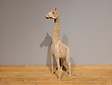 Staande Giraf van hout - 45cm