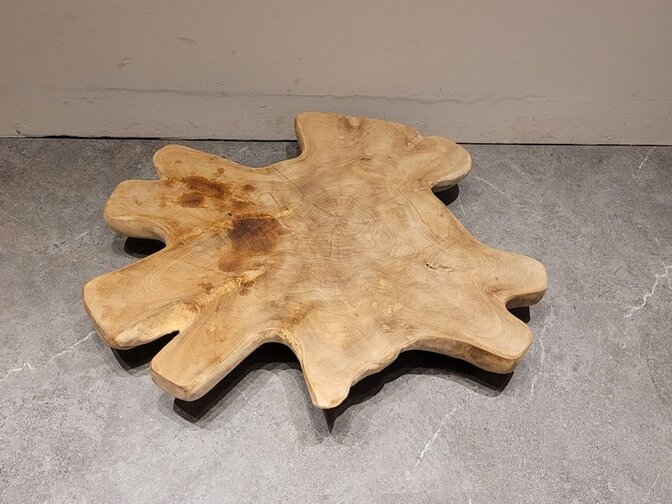 Teak Salontafelblad 80x80x6cm - SR2513-07