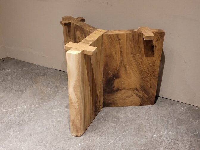 Suar Y-poot voor boomstamtafels