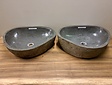 2 waskommen uit 1 steen -  55x41x15cm - FL23102