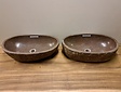 2 waskommen uit 1 steen -  57x34x16cm - FL23103