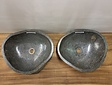 2 waskommen uit 1 steen -  50x44x16cm - FL23104