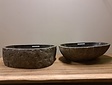 2 waskommen uit 1 steen -  56x47x15cm - FL23107