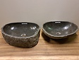 2 waskommen uit 1 steen -  56x47x15cm - FL23107
