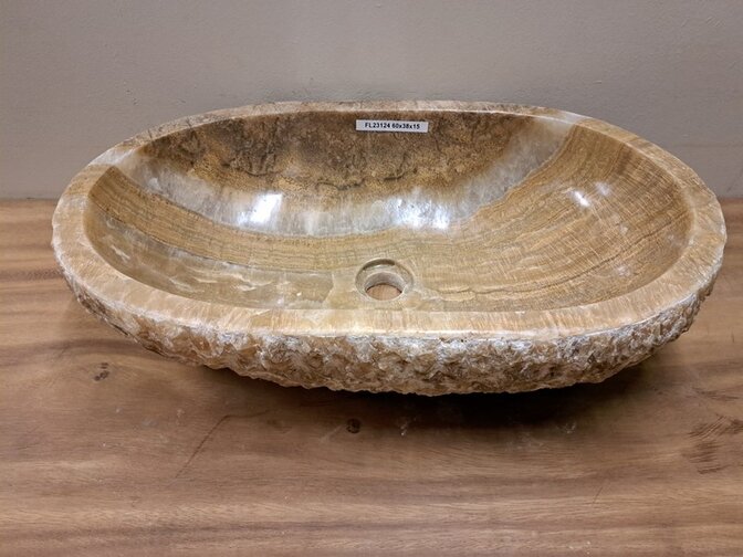 Onyx waskom - Ovaal - 60x38x15cm - FL23124
