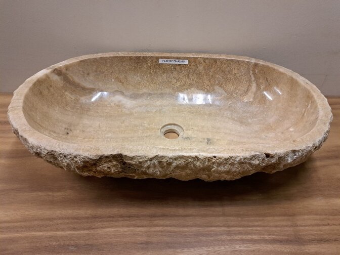 Onyx waskom - Ovaal - 72x42x15cm - FL23137