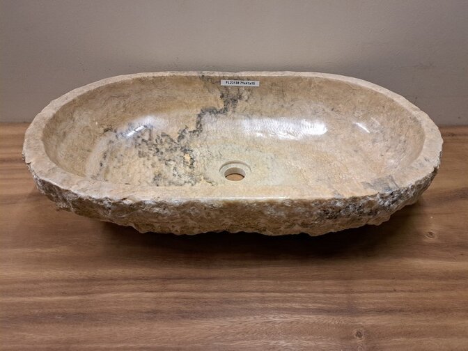 Onyx waskom - Ovaal - 71x41x15cm - FL23138