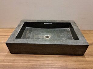 Wasbak natuursteen  60x38x15cm - FL23143