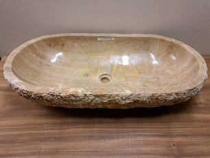 Onyx waskom - Ovaal - 82x42x15cm - FL23146