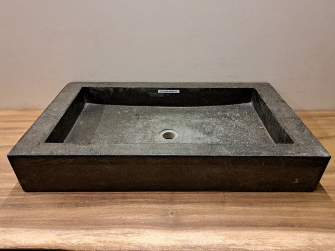 Wasbak natuursteen - 80x45x13cm - FL23149