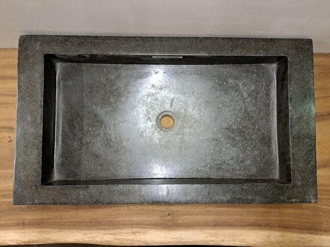 Wasbak natuursteen - 80x45x13cm - FL23149