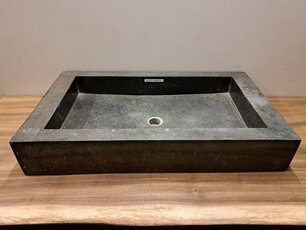 Wasbak natuursteen - 80x45x13cm - FL23151