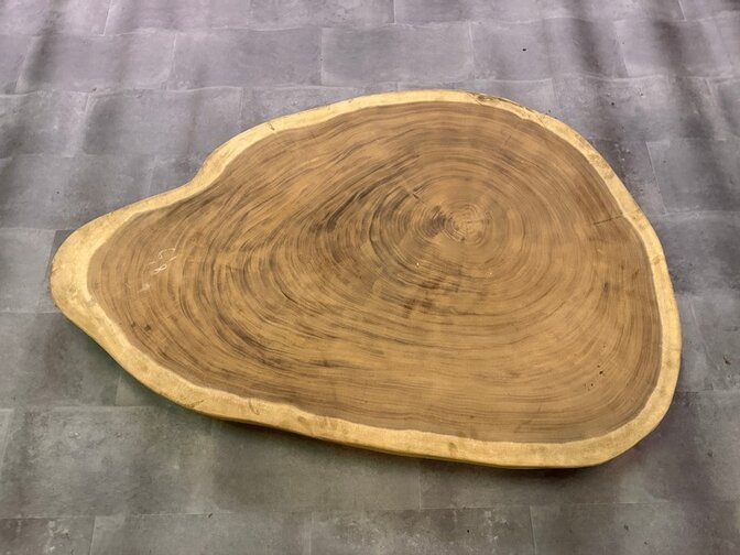 Boomstam tafelblad rond  95/145cm CA09-1124
