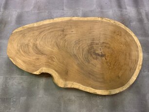 Ronde Boomstamtafel blad 95/165cm CA01-1124