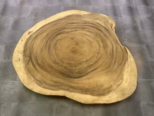 Ronde Boomstamtafel blad 115/140cm CA101-1124