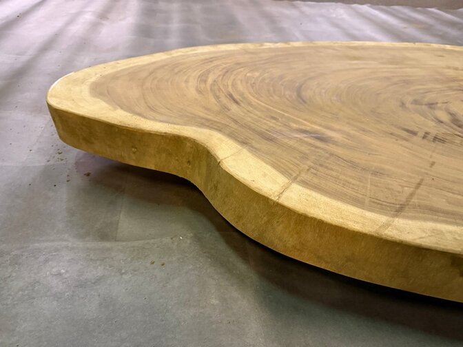 Ronde Boomstamtafel blad 95/150cm CA06-1124