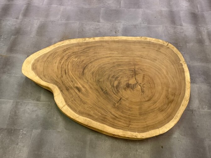 Ronde Boomstamtafel blad 95/150cm CA06-1124