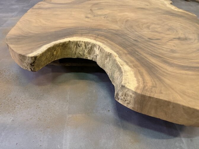 Ronde Boomstamtafel blad 145/170cm CA97-1124