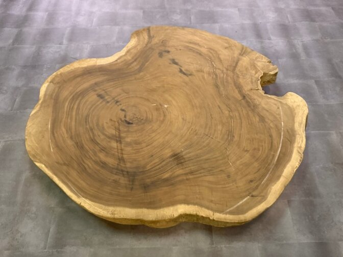 Ronde Boomstamtafel blad 165/190cm CA86-1124
