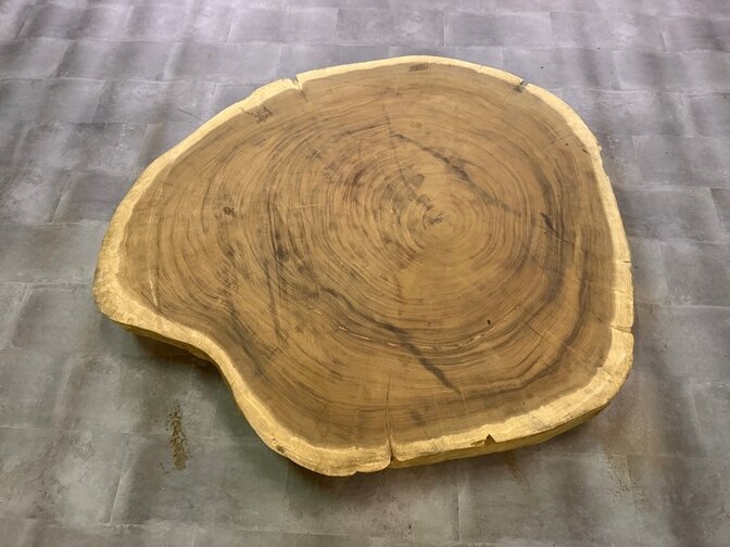 Ronde Boomstamtafel blad 155/170cm CA94-1124