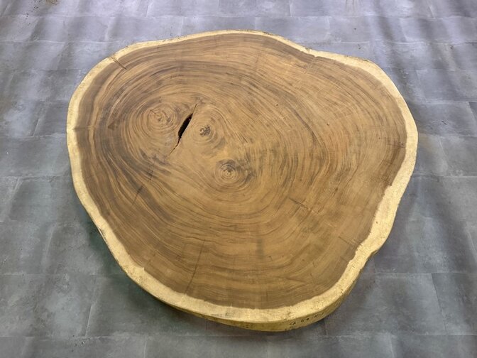 Ronde Boomstamtafel blad 155/165cm CA64-1124