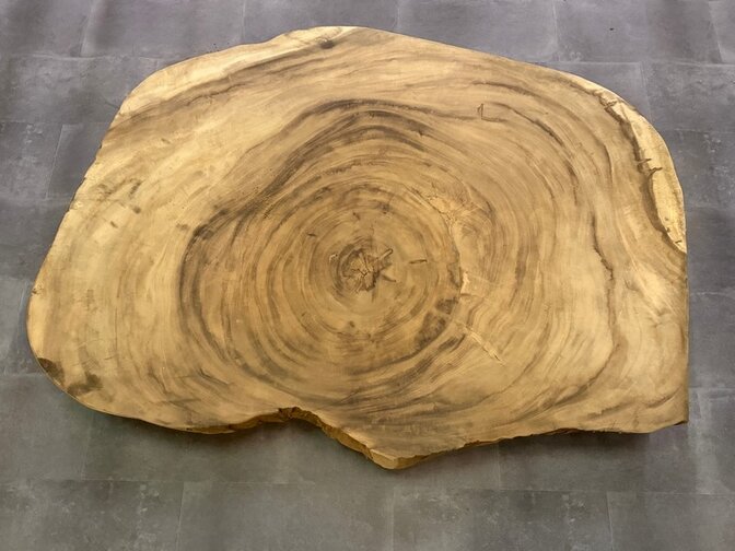 Ronde Boomstamtafel blad 115/150cm CA05-1124