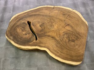 Ronde Boomstamtafel blad 135/180cm CA79-1124