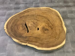 Ronde Boomstamtafel blad 145/180cm CA71-1124