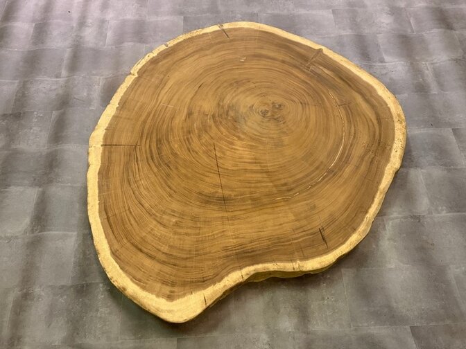 Ronde Boomstamtafel blad 155/170cm CA67-1124