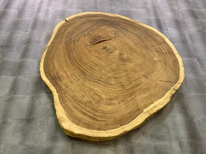 Ronde Boomstamtafel blad 160/160cm CA66-1124